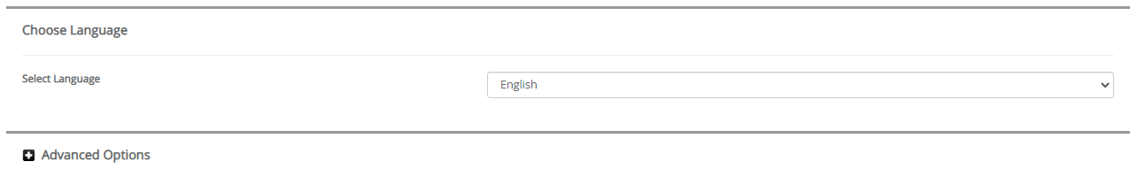 Choose Language Collabtive