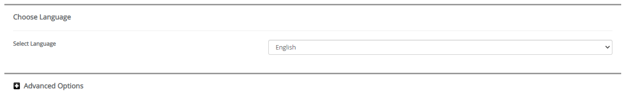 Choose Language DokuWiki