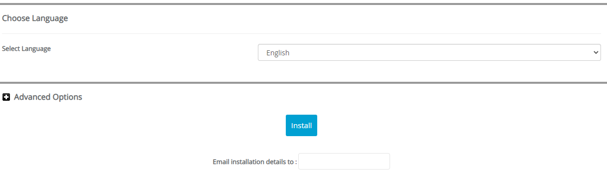 Choose Language Dotclear