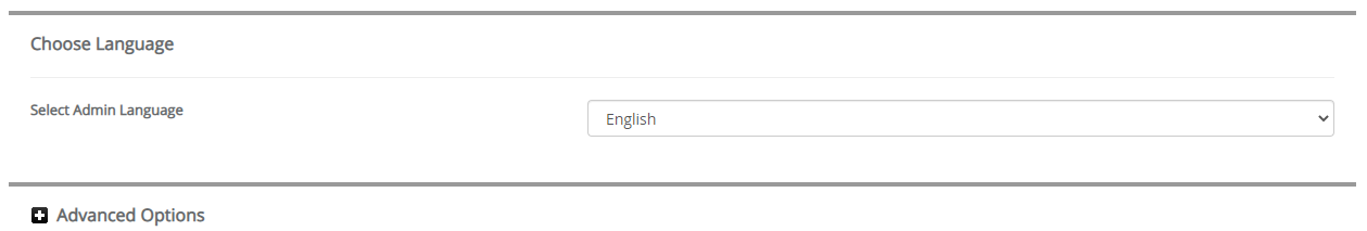 Choose Language Geeklog