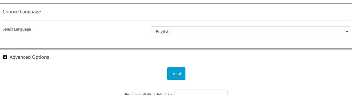 Choose Language LifeType