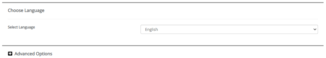 Choose Language OpenDocMan