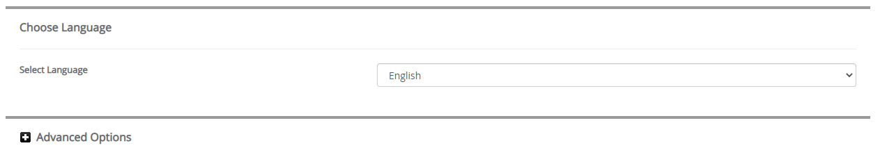 Choose Language Seo Panel