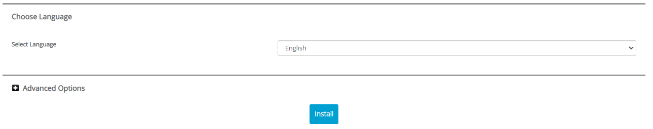 Choose Language WebCalendar