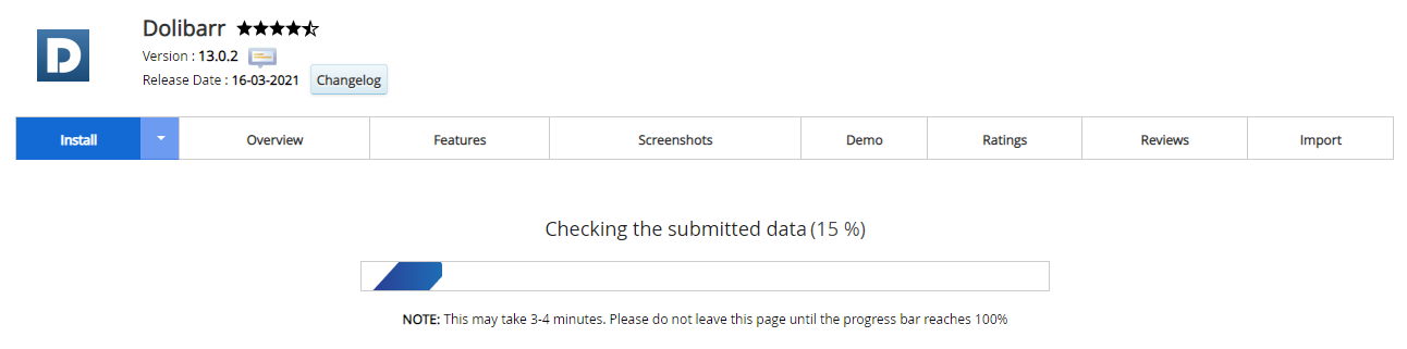Proses Instalasi Dolibarr