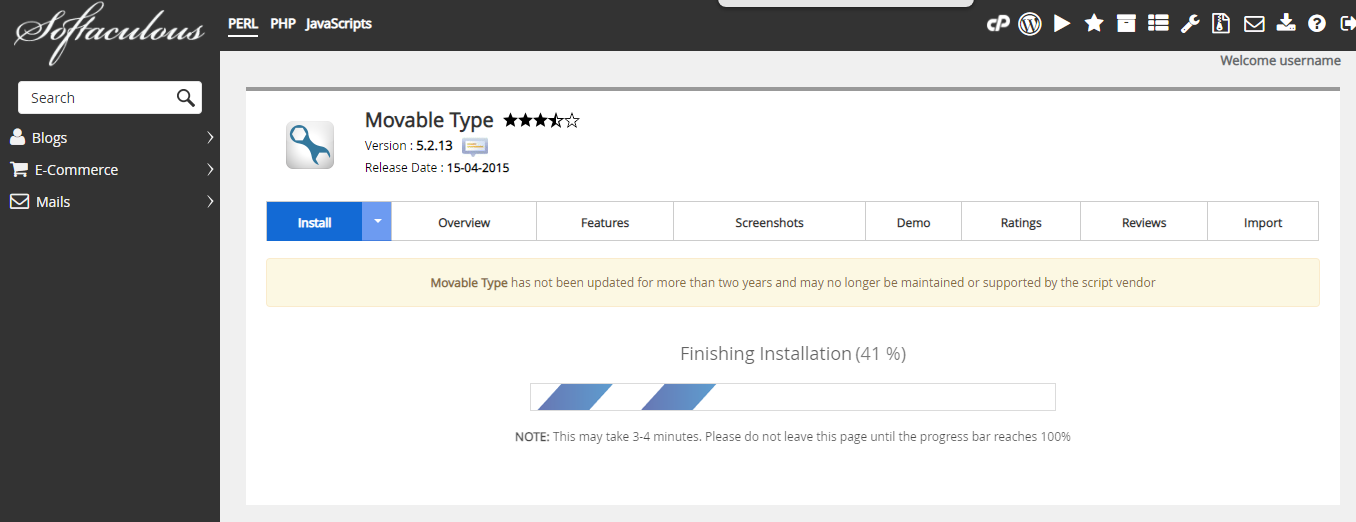 Proses Instalasi Movable Type