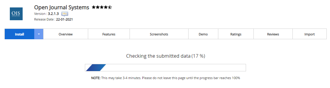 Proses Instalasi OJS