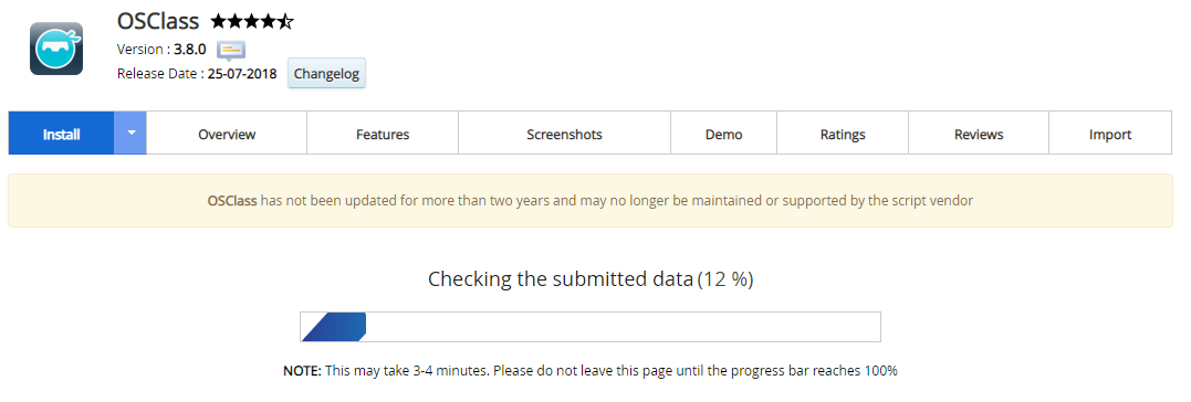 Proses Instalasi OSClass