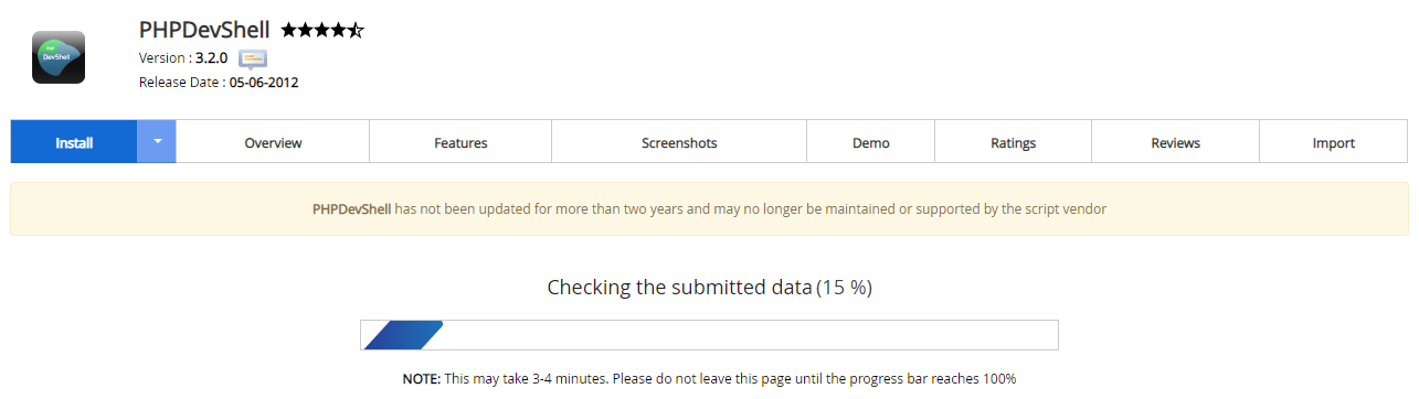 Proses Instalasi PHPDevShell