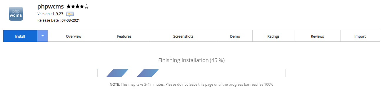 Proses Instalasi phpwcms