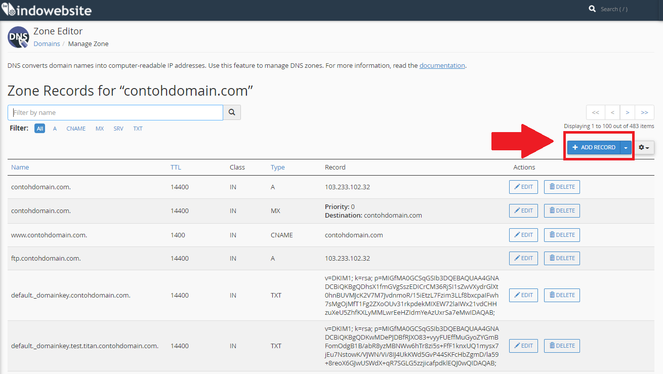 Tambahkan DNS dari Google
