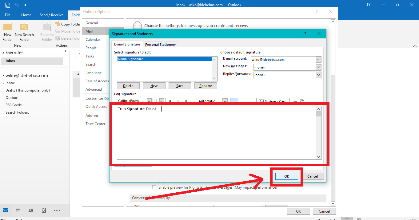 Tulis Signature Outlook
