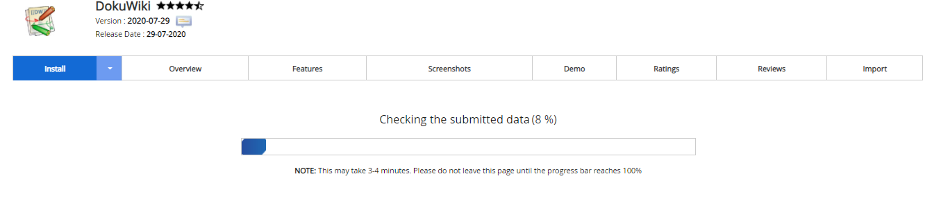 Proses Instalasi DokuWiki