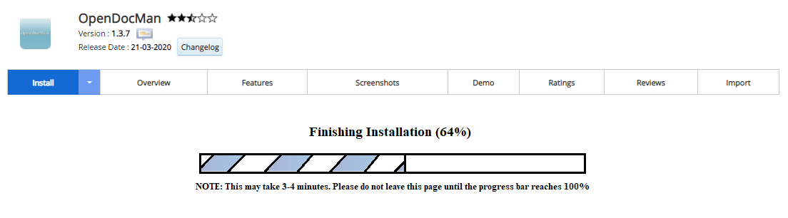 Proses Instalasi OpenDocMan