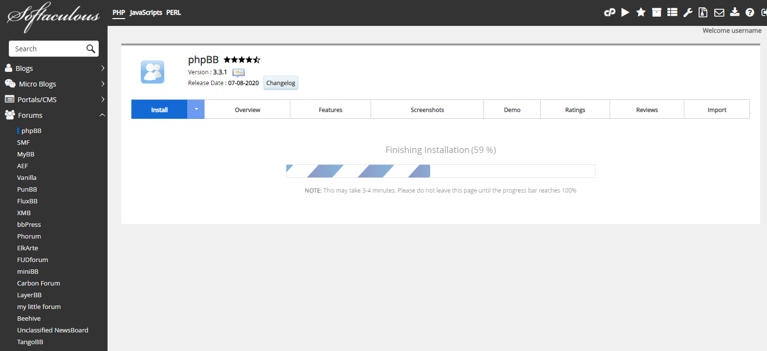 Proses Instalasi phpBB