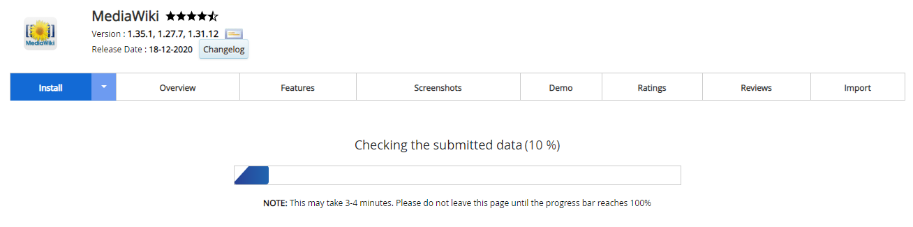 Proses Instalasi MediaWiki