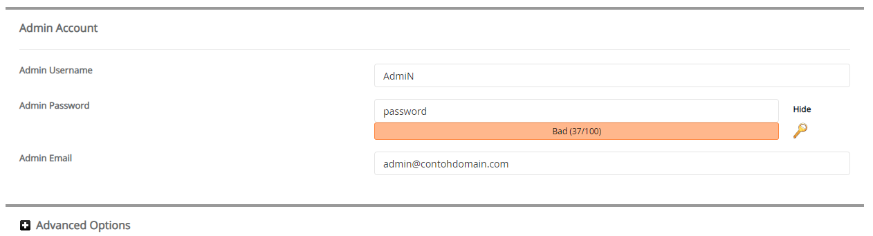 Admin Account Wikkawiki