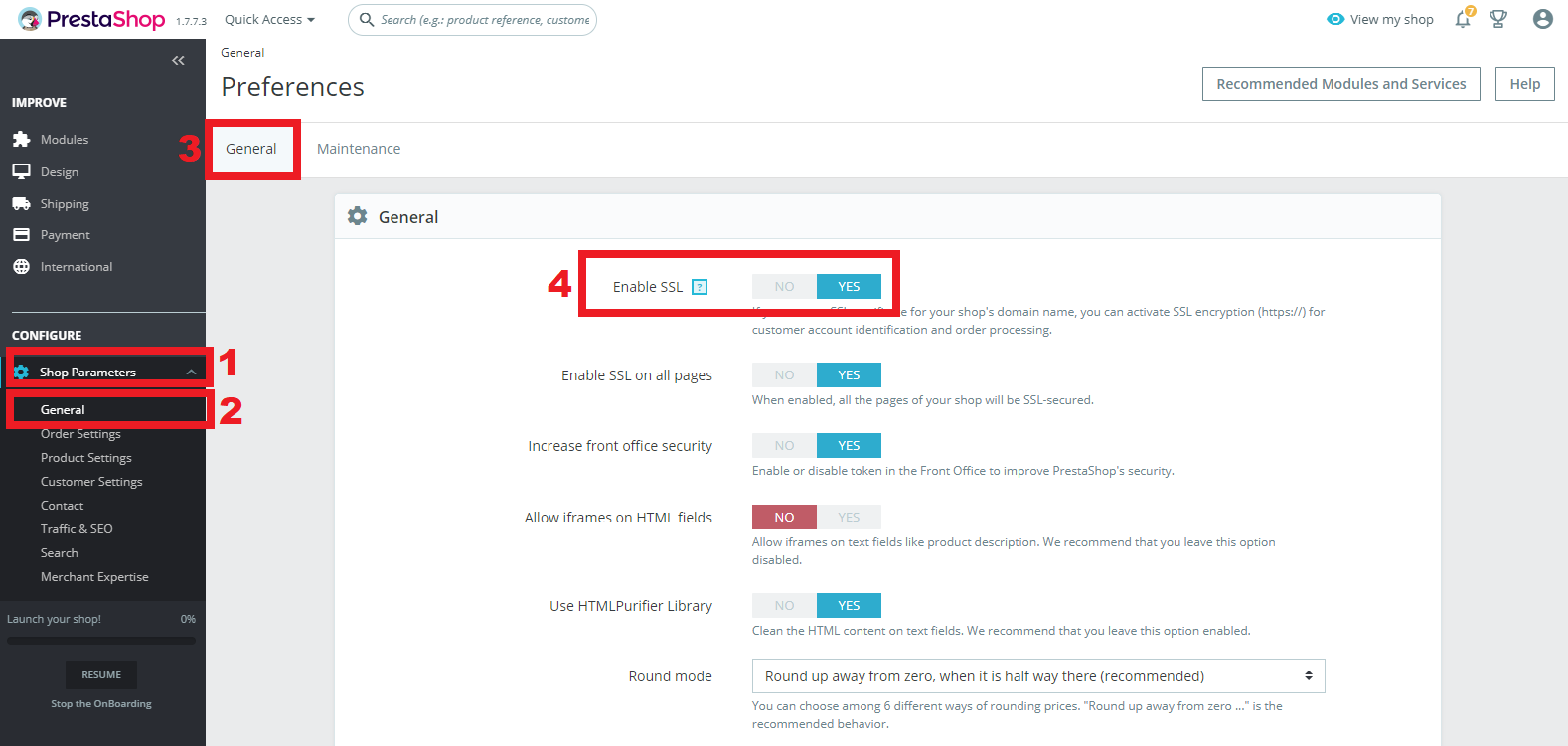 Aktifkan SSL Prestashop