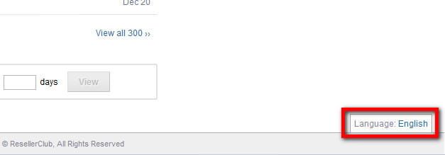 Tombol Pemilihan Bahasa