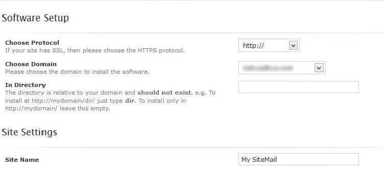 Cara Menginstall SquireMail Melalui Softaculous-1
