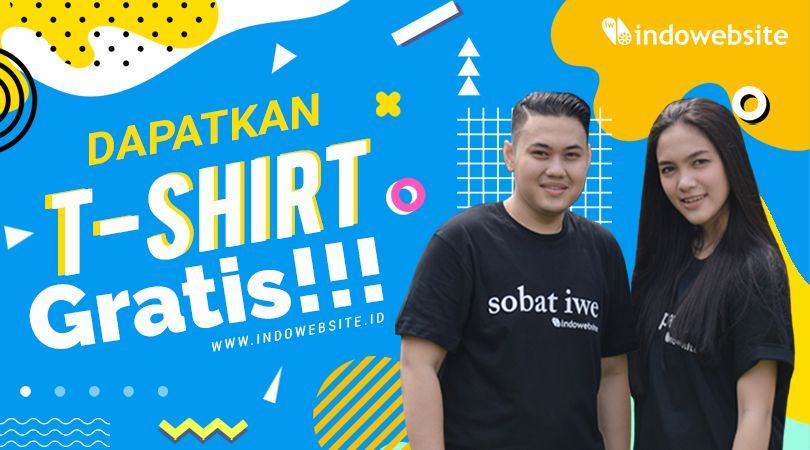 IndoWebsite Bagi-bagi T-Shirt