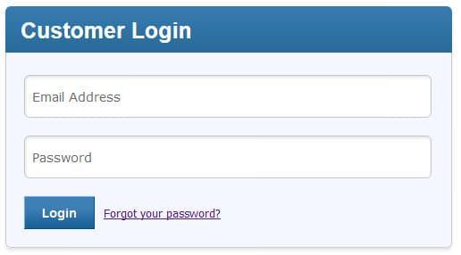 Halaman Login Domain Manager