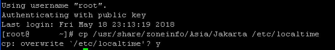 Mengganti Tanggal Server