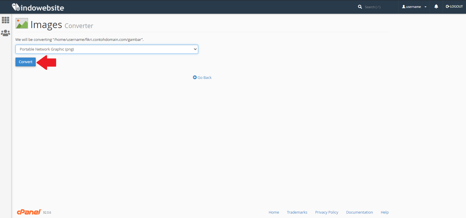 Pilih Ekstensi File Converter