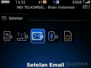 Setelan Email Blackberry
