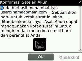 Konfirmasi Stelan Akun