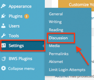 Menu Discussion Wordpress