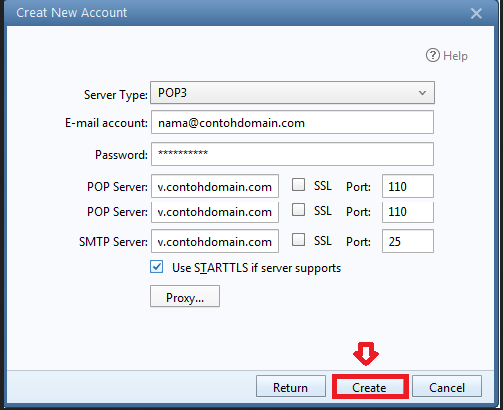 Setting Email Client Pada Aplikasi FOXMAIL-3