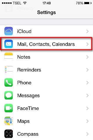 Setting Email Pada iPhone-1
