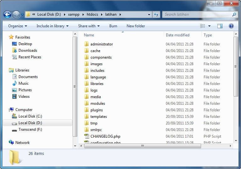 Upload File Melalui FileZilla
