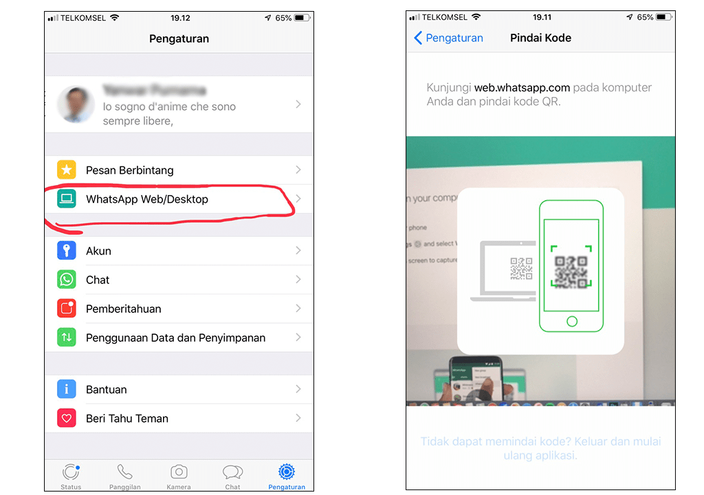 Whatsapp Web Wa Web Cara Menggunakan Whatsapp Di Pc Blog Indowebsite