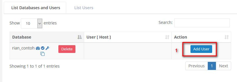 Add User Database