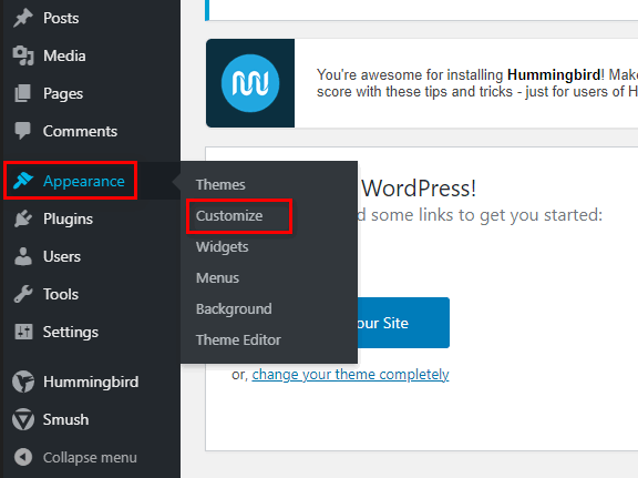 appearance-customize