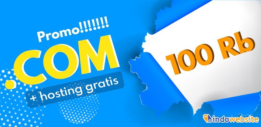 Promo Domain .COM Hanya 100K