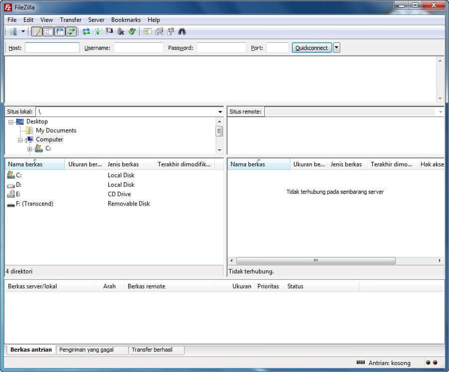 fungsi filezilla ftp client