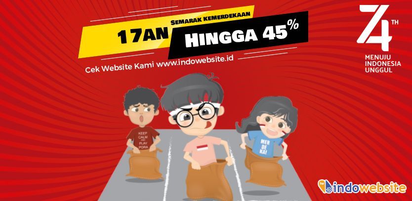 Semarak Kemerdekaan Hingga 45%