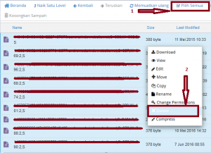 Menghapus Data Email