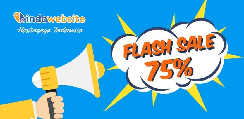 FLASH SALE, 75%!