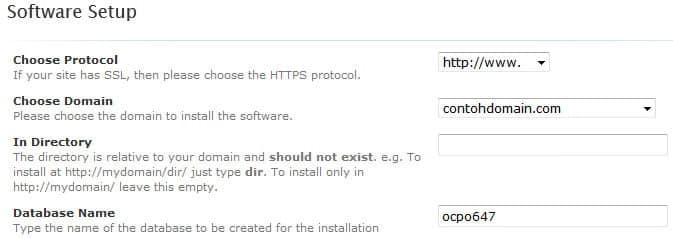 Software Setup ocPortal