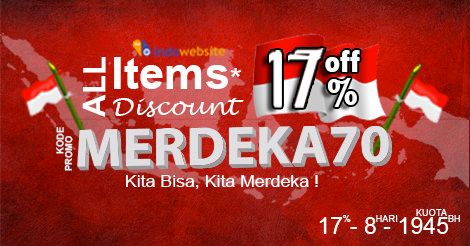 Semarak Discount HUT Kemerdekaan RI ke 71