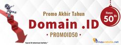 Promo Akhir Tahun .ID cuma 50 Ribu