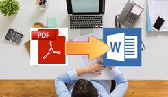 Ubah PDF ke Word Online